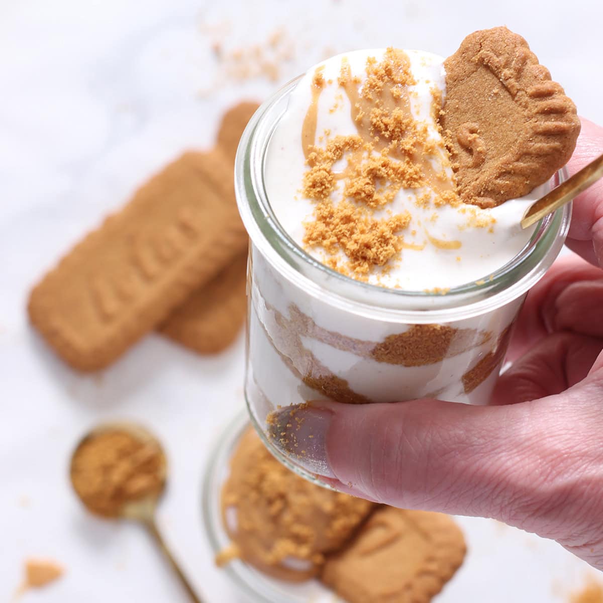 biscoff cheesecake cups.