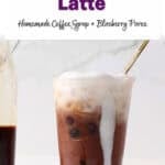 blueberry latte.