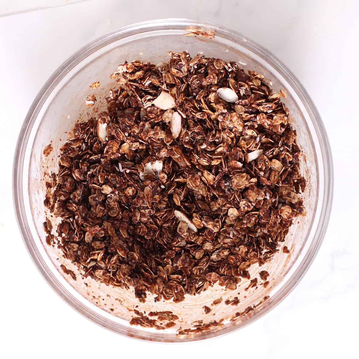 chocolate cookie granola.