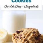 baked banana oatmeal cookies.