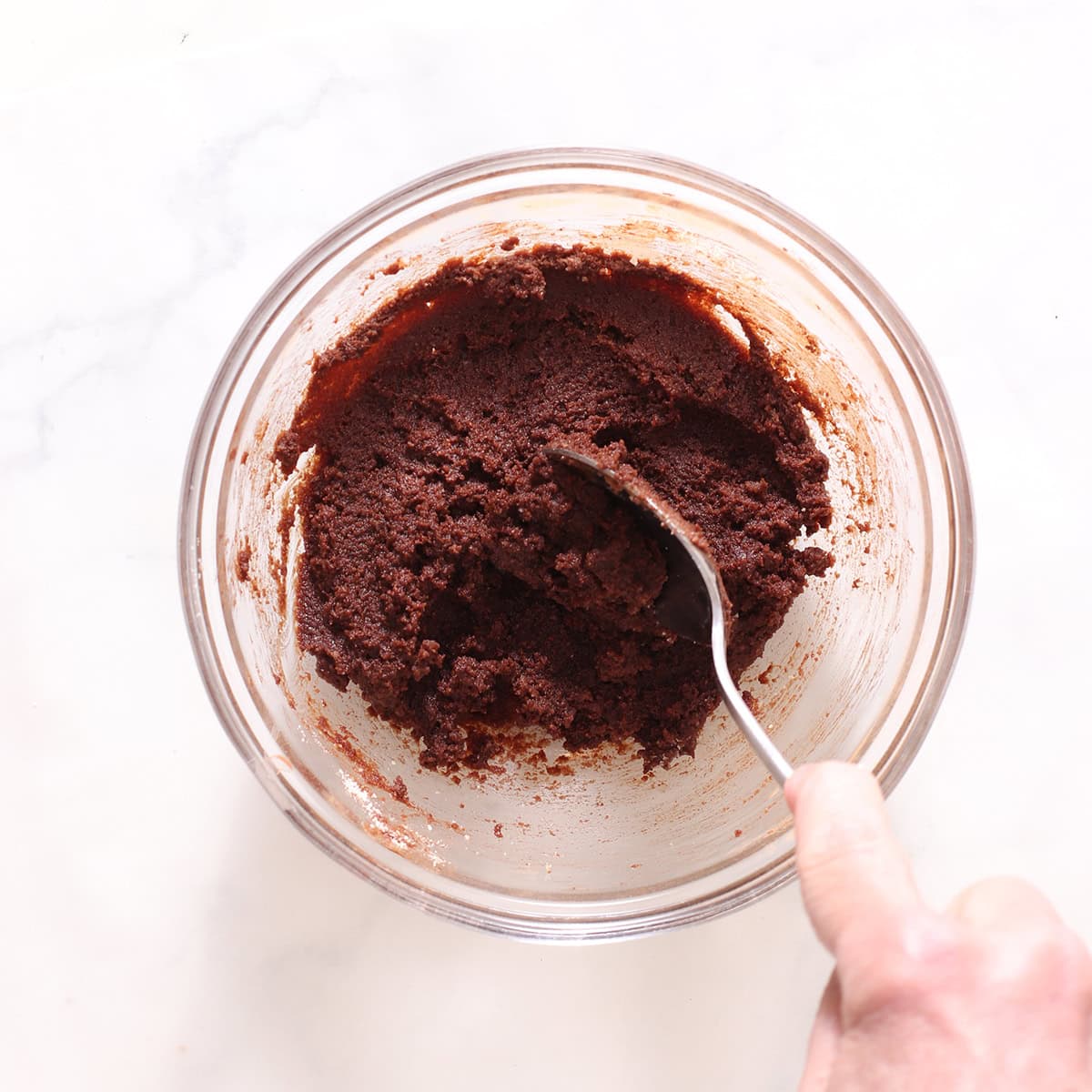brownie layer for ice cream freezer cups.