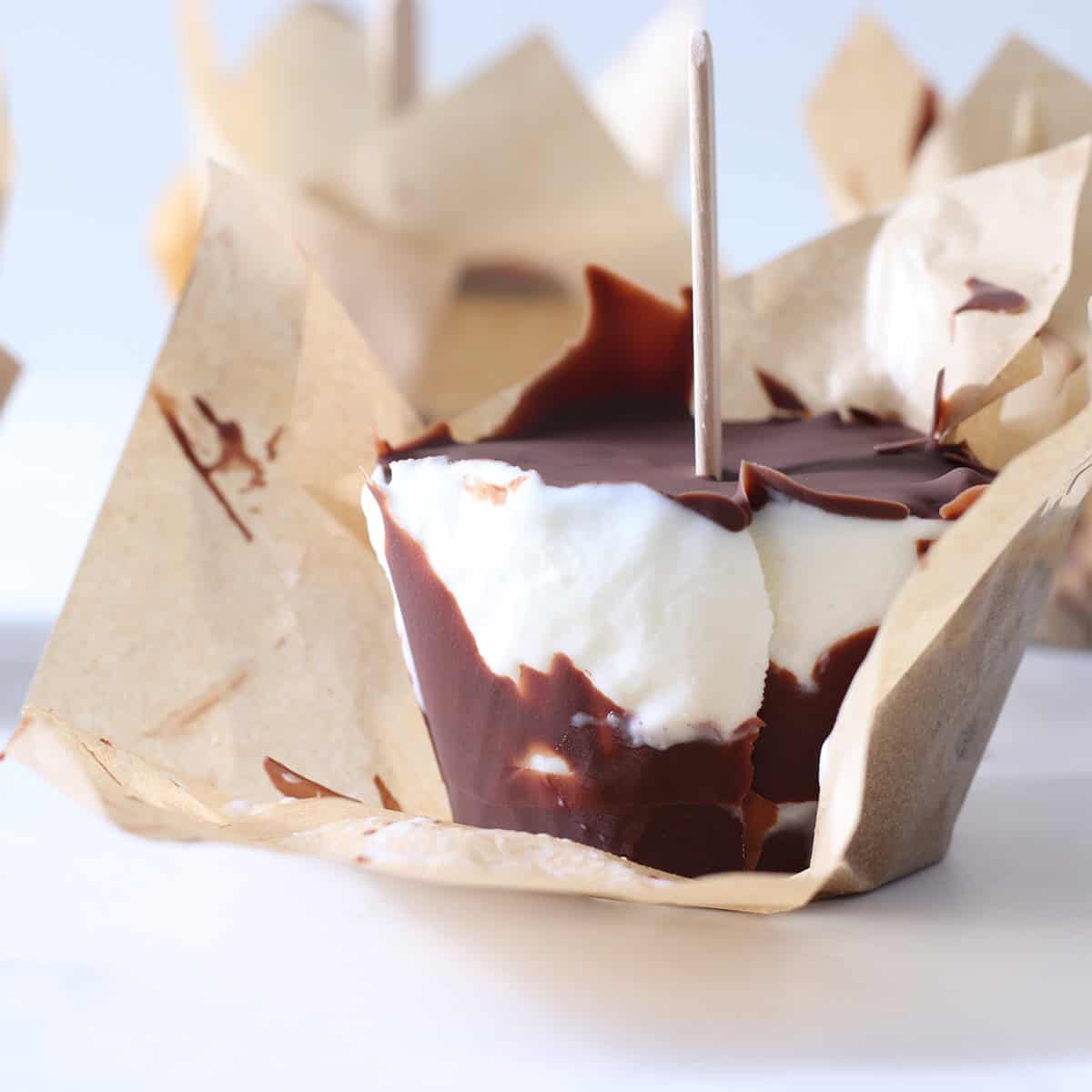 brownie vanilla ice cream freezer cups.