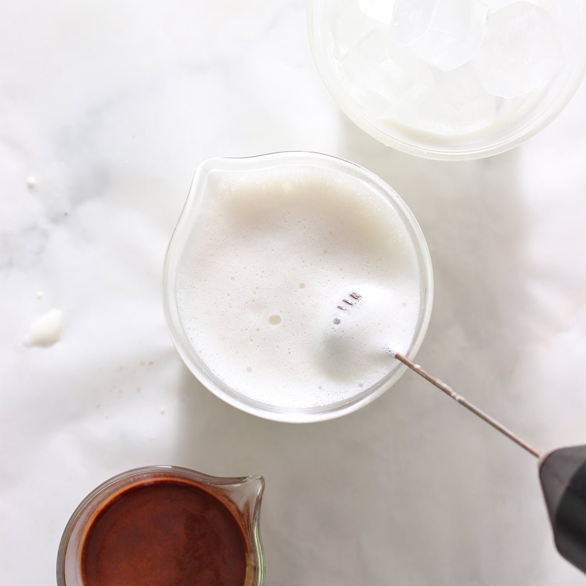 cloud coffee cocoa foam.