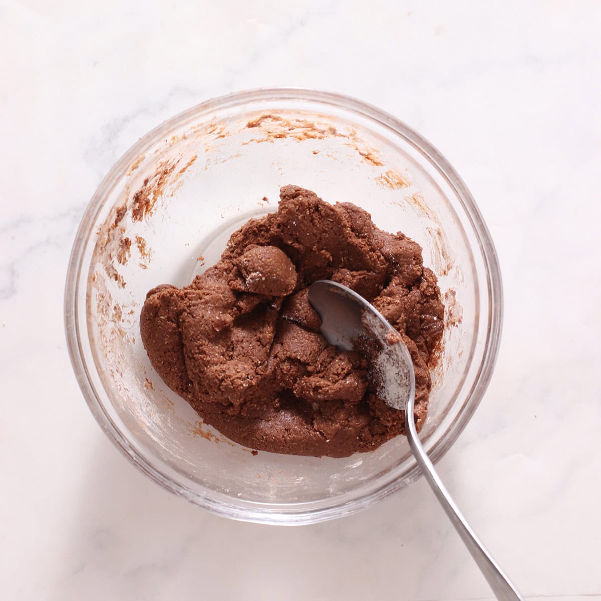 mini cosmic brownie bites batter.