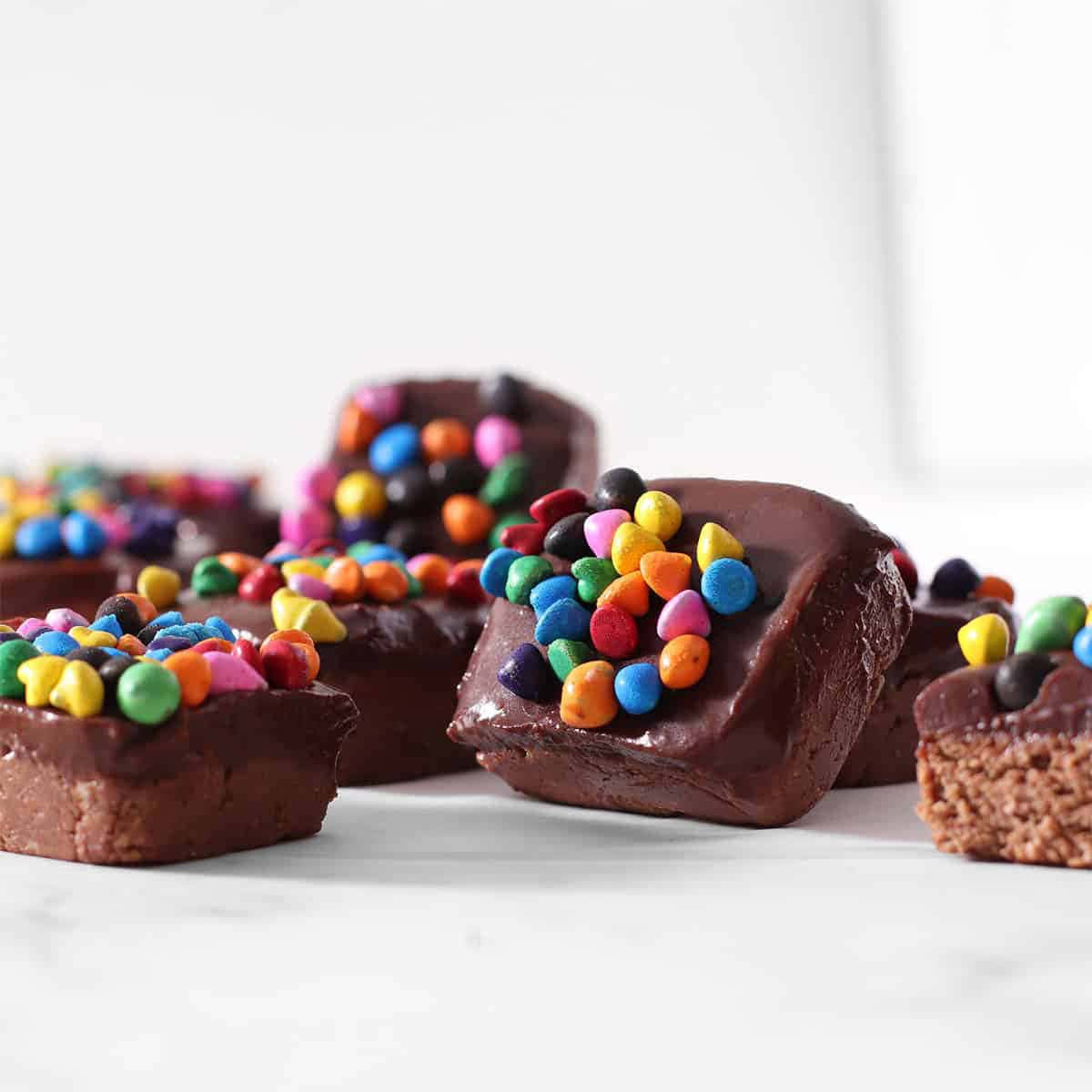 mini cosmic brownie bites.
