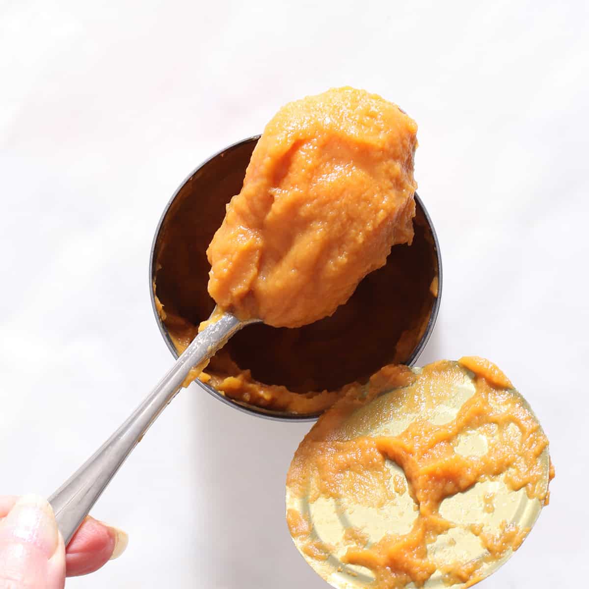 sweet potato puree in a can.