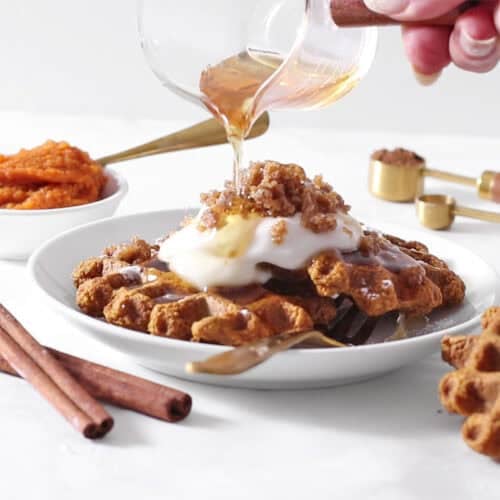 Pumpkin waffles.