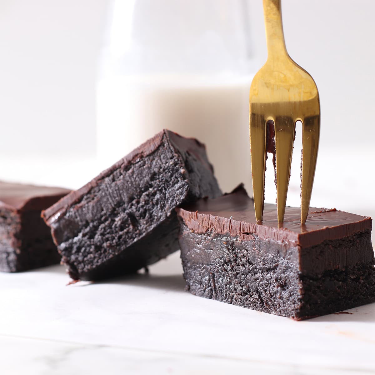 triple chocolate caramel slice.