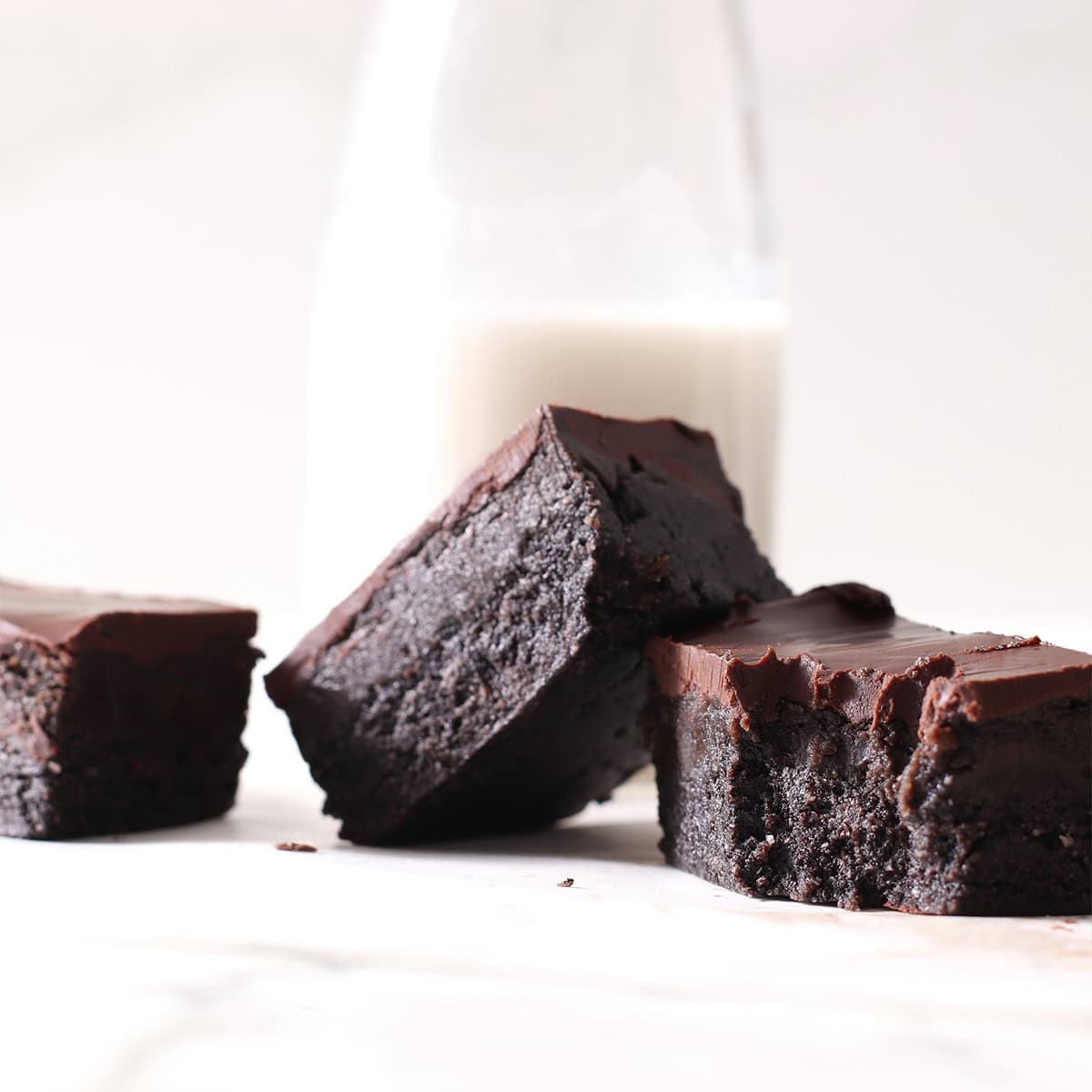 triple chocolate caramel slice.