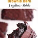 chocolate caramel brownie bark.