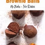 pumpkin brownie balls.