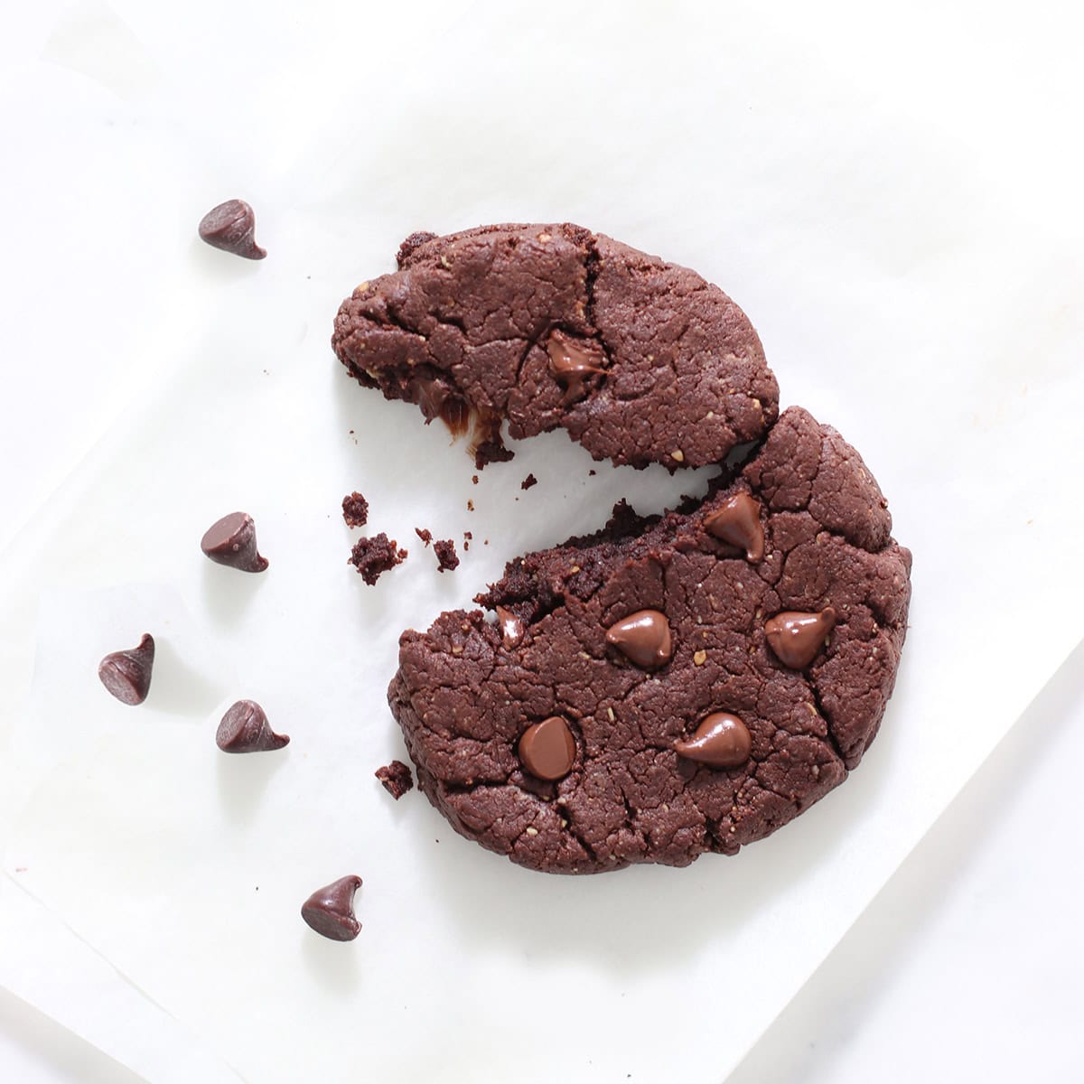 single serve brownie cookie with protein.